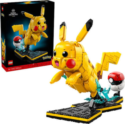 LEGO Pokemon Pikachu and Poke Ball for 18+ Years 2050 Pieces