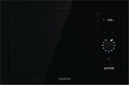 Gorenje Εντοιχιζόμενος Φούρνος Μικροκυμάτων 23lt Μαύρος