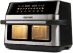 G3Ferrari Friggisano Air Fryer With Double Removable Container 12l Black
