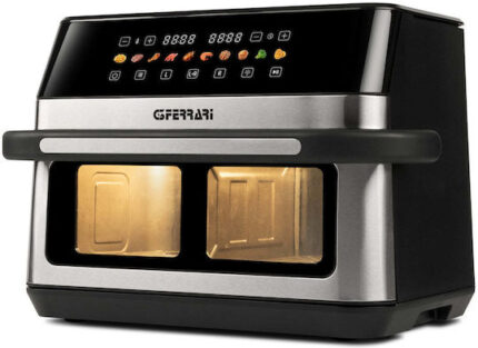 G3Ferrari Friggisano Air Fryer With Double Removable Container 12l Black