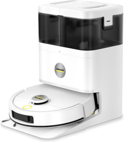 Karcher Rvm 4 Comfort Robot Vacuum Cleaner with Laser Mapping & Suction Power 15000Pa White