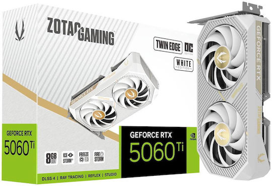 Zotac GeForce RTX 5060 Ti 8GB GDDR7 Twin Edge OC White Edition Graphics Card - Image 1