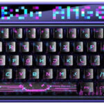 Aula AMG65 Wireless Gaming Mechanical Keyboard 65% with Light Feather Switches and RGB Lighting English US Purple