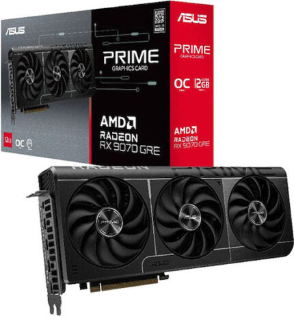 Asus Radeon RX 9070 12GB GDDR6 Prime OC Κάρτα Γραφικών