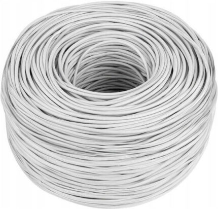 Lanberg Direct Attach Copper Cat.5e (Gigabit) Καλώδιο Δικτύου Ethernet 305m Γκρι