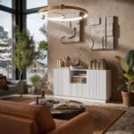 Cama LIVERTI chest of drawers 150x42x78 white