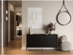 Cama VERA chest of drawers 150x40x80 black matt