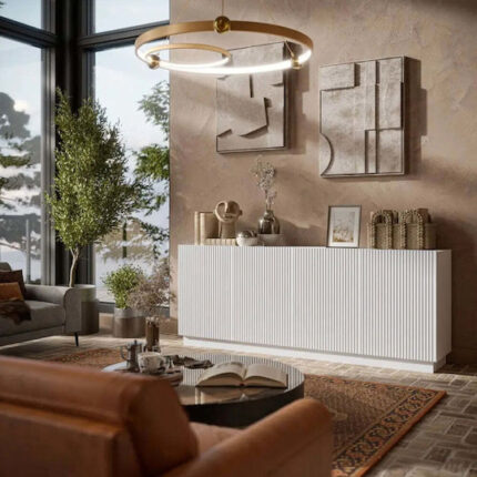 Cama LIVERTI chest of drawers 200x42x78 white