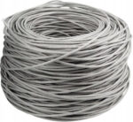 Lanberg U/UTP Cat.6 (Gigabit) Καλώδιο Δικτύου Ethernet 305m Γκρι