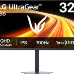LG UltraGear IPS HDR Gaming Monitor 32" QHD 2560x1440 200Hz με Χρόνο Απόκρισης 1ms GTG