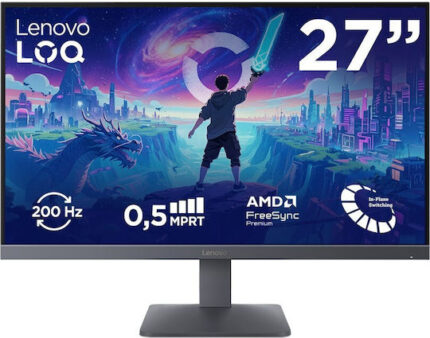 Lenovo LOQ 27-10 IPS HDR Monitor 27" FHD 1920x1080 200Hz με Χρόνο Απόκρισης 0.5ms GTG