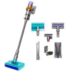 Dyson V15s Detect Submarine Lavapavimenti Επαναφορτιζόμενη Σκούπα 2 σε 1 Stick & Χειρός Ασημί