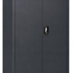 Iron Mate SATURN Metal Utility Cupboard 185x90x45 Anthracite RAL7016