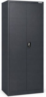 Iron Mate SATURN Metal Utility Cupboard 185x90x45 Anthracite RAL7016