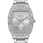 Γυναικείο Ρολόι Guess GW0104L1 (38MM) Μεταλλικό Μπρασελέ Ασημί