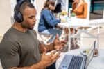 Poly Voyager Surround 80 UC Microsoft Teams +USB-C/A Adapter On Ear Multimedia Headphone with Microphone - Image 2