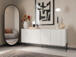 Cama VERA chest of drawers 190x40x80 matt white - Image 2