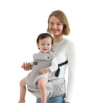 Momcozy Air Mesh Hip Seat Baby Carrier  Grey - Image 4