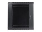 Lanberg WF01-6412-10B Wall Mounted Rack Cabinet 12U 60x45x64cm Black WF01-6412-10B - Image 4