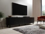 RTV cabinet ETNA 200x42x52 matte black - Image 4