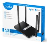 Cudy LT500 wireless router Fast Ethernet Dual-band (2.4 GHz / 5 GHz) 4G Black - Image 4
