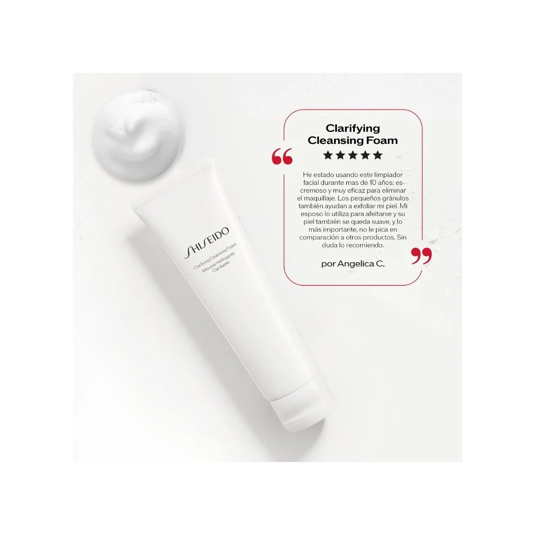 0768614233473.webp Shiseido Shi Clarifyng Cleansing Foam 125ml New26 - Image 1