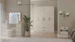 ROMANA wardrobe 160x205 Cashmere without mirror - Image 8
