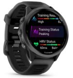Garmin Forerunner 570 Aluminium 47mm Αδιάβροχο Smartwatch με Παλμογράφο (Slate Gray Aluminum with Translucent Black/Black Band) - Image 2