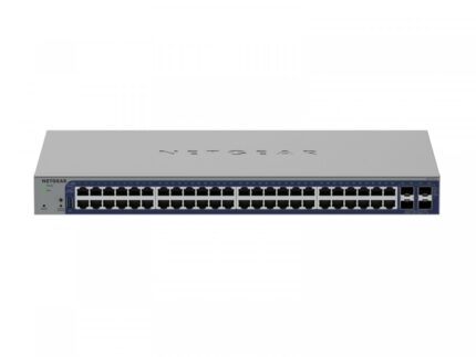 NetGear GS752TX Managed L2 PoE+ Switch with 48 Gigabit (1Gbps) Ethernet Ports and 2 SFP Ports