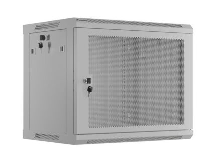 Lanberg Επιτοίχια Καμπίνα Rack 9U Γκρι WF01-6409-23S
