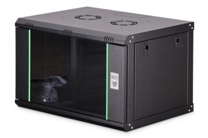 Digitus Επιτοίχια Καμπίνα Rack 19U Μαύρο DN-37101