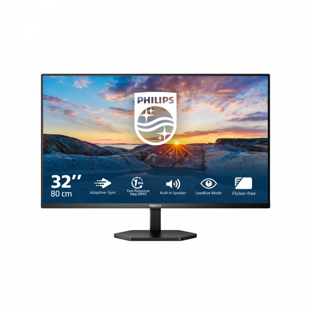 1004219_2088540.jpeg Philips 32E1N3100LA VA Monitor 31.5" FHD 1920x1080 with Response Time 4ms GTG - Image 1