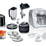 Bosch MUM 5 Serie 4 Κουζινομηχανή 1000W με Ανοξείδωτο Κάδο 3.9lt Λευκή