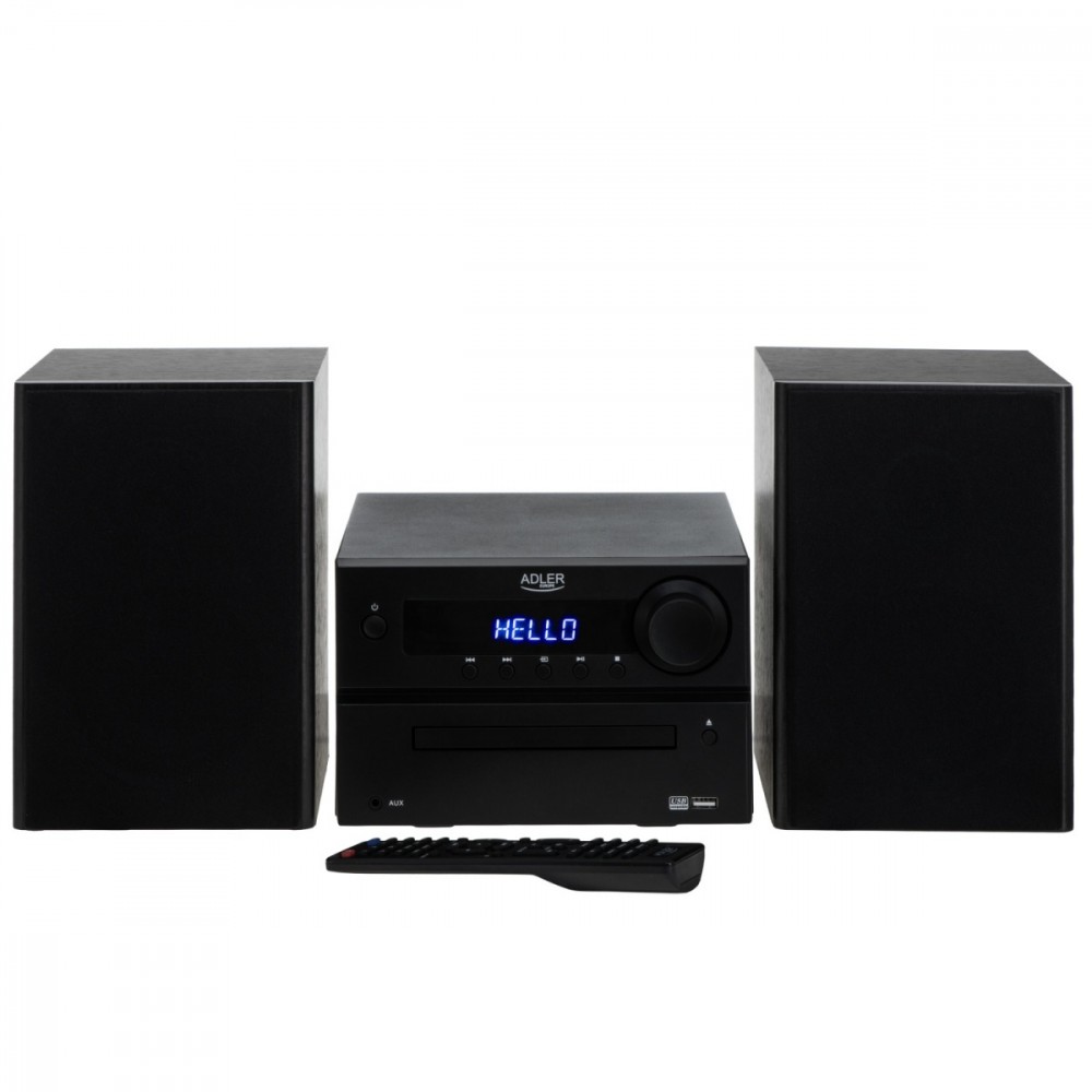 1006055_2091023.jpeg Adler Sound System 2 AD1917 AD 1917 50W with CD Player and Bluetooth Black - Image 1