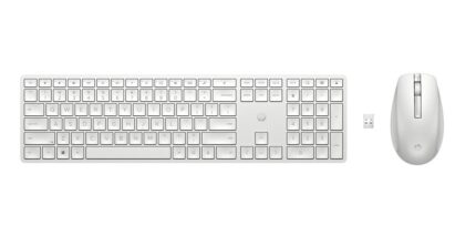 HP 650 Ασύρματο Σετ Πληκτρολόγιο & Ποντίκι Αγγλικό US Λευκό