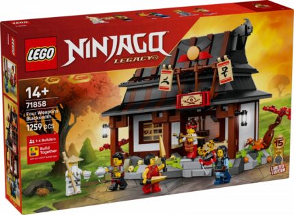 LEGO Ninjago Four Weapons Blacksmith 15th Anniversary for 14+ Years 1259 Pieces