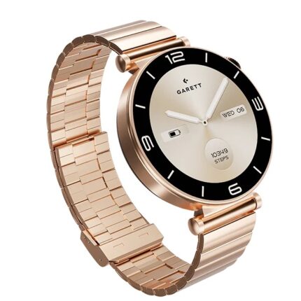 Garett Rose Rose Gold Steel Smartwatches