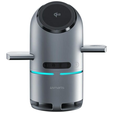 4Smarts Ασύρματος Φορτιστής Qi2 Γκρι (Chargebot Sound)