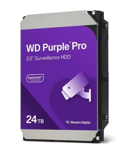 Western Digital Purple Pro Smart 24TB HDD Σκληρός Δίσκος 3.5" SATA III 7200rpm με 512MB Cache για Καταγραφικό WD241PURP