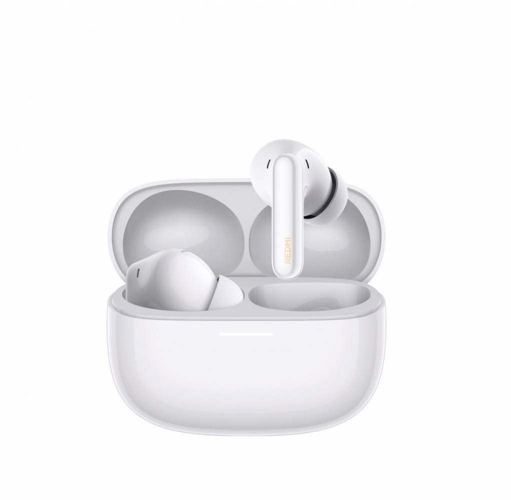 1010742_2103048.jpeg Xiaomi Redmi Buds 8 Pro Bluetooth Handsfree Earphones with Sweat Resistance and Charging Case Cloud White - Image 1