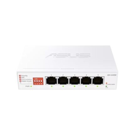 Asus QG-U1050 Unmanaged L2 Switch with 5 Gigabit (1Gbps) Ethernet Ports