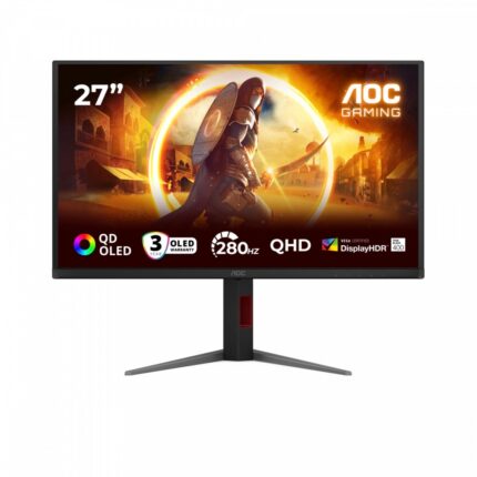 AOC Q27G4ZDR QD-OLED HDR Gaming Monitor 25.6" QHD 2560x1440 240Hz with Response Time 0.3ms GTG