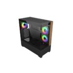 CoolerMaster Master Elite 690 Gaming Midi Tower Κουτί Υπολογιστή με Πλαϊνό Παράθυρο και ARGB Φωτισμό Μαύρο