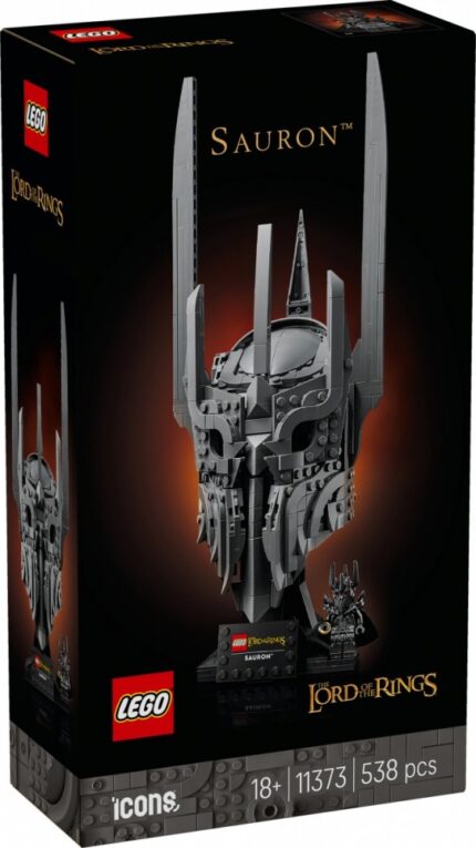 LEGO Icons The Lord of the Rings Sauron's Helmet for Ages 18+ 538 Pieces