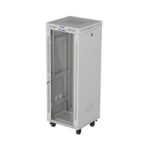 Lanberg Επιδαπέδια Καμπίνα Rack 19U 60x60cm Γκρι FF01-6632-12SL