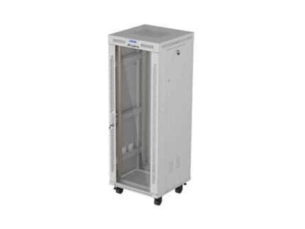 Lanberg Επιδαπέδια Καμπίνα Rack 19U 60x60cm Γκρι FF01-6632-12SL