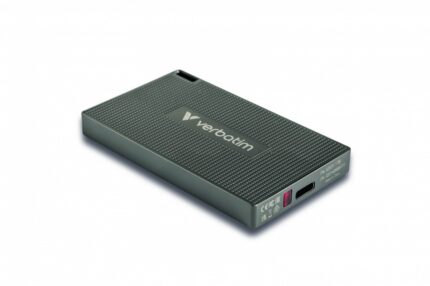 Verbatim Metal Mini USB-C External M.2 SSD 512GB Black