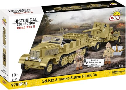 Cobi Building Blocks Towing Flak 975 Pieces