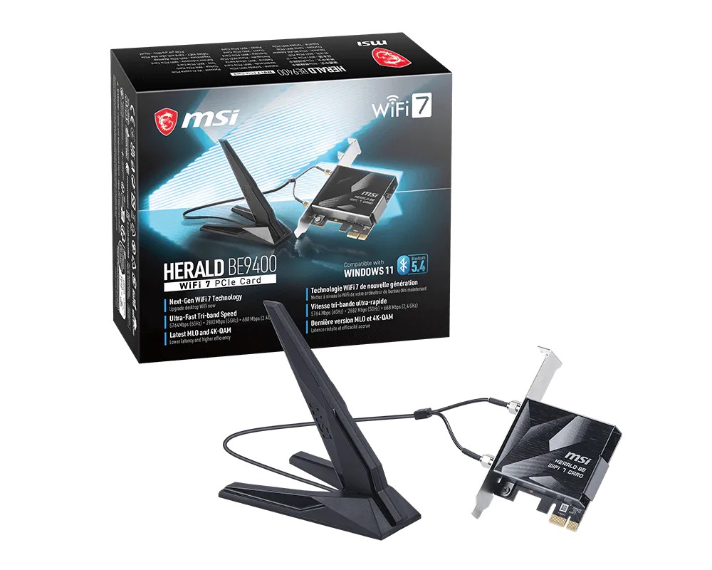 1017044_2114819.jpeg MSI Herald Ασύρματη Κάρτα Δικτύου PCI-e - Image 1