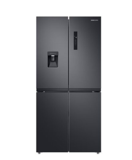 Samsung Side-by-Side Refrigerator 488lt NoFrost H179.3xW83.3xD74cm Black RF48A401EB4/EO